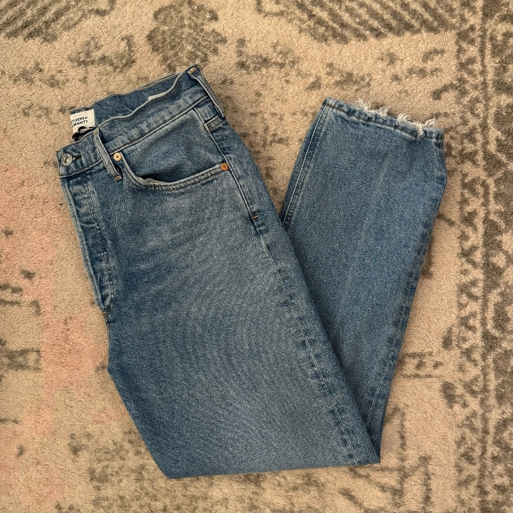 Citizen's of Humanity Jolene High Rise Vintage Slim in Dimple